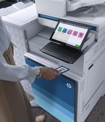 HP business printer supported by Perth Printer Repairs Managed Print Services