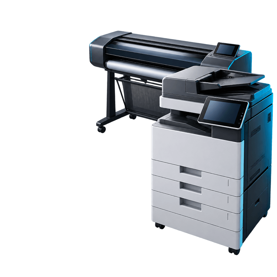 HP business printer and wide-format plotter